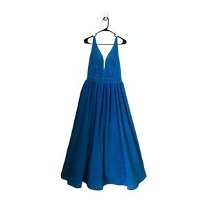 Prom Dress - blue sparkly
